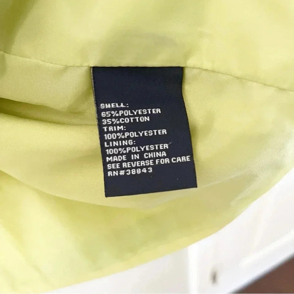 Mackintosh New England Rain Coat Jacket Green Windbreaker Size PL - Picture 5 of 6